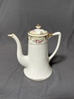 Antique Hand Painted Nippon Chocolate Pot Demitasse Coffee Pot Roses Gold Trim