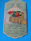 My Pal Vintage Sewing Needle Card Book Mother Mending Seat Baseball Player Pants