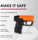 Sabre Sdp-g-03 Aim   Fire Pepper Gel  Trigger Grip  15 Ft Range  Safer Formula