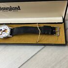 Vintage Disney Mickey Mouse 17 Jewel Watch Walt Disneyland W case - Untested