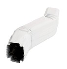 Gutter Downspout Offset White  gloss  Aluminum Gutter 2x3 A-style  