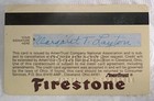 Vintage Firestone Tires Charge Card Credit Card Ameritrust Bank 1980 s
