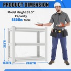 Heavy Duty 20-30 Gal Metal Aquarium Stand 34 w 3-tier Adjustable