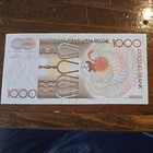 Belgium  1000  Francs  Nd  1980  P 144a   Banknote About Uncirculated Low Price 