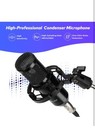 Professional Microphone Mic Kits Broadcasting Studio Recording Condensersee Desc