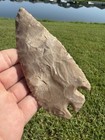 Native American Rare Large Texas Base Tang Arrowhead Point 