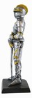 Ebros Medieval Knight Suit Of Armor Figurine Elite Swordsman Miniature 4 h