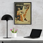 Vietnam War Propaganda Poster French Protest Invasion Why And For Whom 12x16in