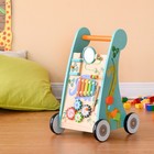 Teamson Kids Preschool Educational Wooden Activity Centre Baby Walker Ps-t0008