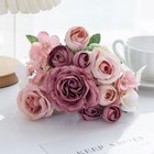Artificial Silk Rose Flowers Wedding Decor Diy Bouquet Home Party Fake Roses