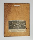 1913 Cadillac Auto Advertising Wood Plaque   1973 Cadillac 5 Million Car Article