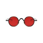 Small Retro Lennon Style Round Metal Sunglasses Unisex Vintage Steampunk Glasses