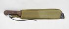 Ww2 Era French Colonial Senegalese Coup-coup Machete W  Canvas Sheath Used