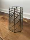 Vintage Handcrafted Art Deco Four- Toned Textured Glass Table Lamp Shade
