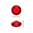  2000 Pcs Acrylic Pointed Bottom Drill Bride Crystal Streudeko Steine