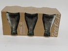 Set Of 6 Mini Coca Cola Glasses Green Tint Coke 3 125  Tall Advertising