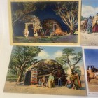 Vintage Navajo Postcards C1940   s Linen Lot Of 4
