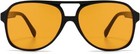 Retro Vintage 70s Sunglasses For Men Women Oversized Yellow Lens Shades
