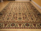 Traditional All Over Area Rug Carpet 8x10 Cream Rugs 5x8