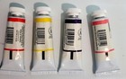Lot Of 4 Winsor   Newton Artists  Water Color 14ml Paint Tubes Excellent