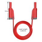 10pcs Banana Plug Silicone Test Leads Fully Insulated Safety Shrouded Stackable