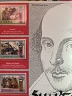 Shakespeare World Of Stamps Collectible Series Sheet With 8 Stamps mnh
