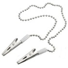 Dental Premium Metal Chain Bib Napkin Holder Clip Flexible Crocodile Clip 40cm