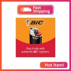 Bic Maxi Pocket Lighters  Reliable 8-pack  Long-lasting  All-black