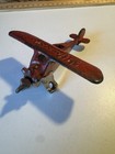 Arcade 353 The Monocoupe Vintage Cast Iron Red Airplane Toy