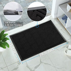 Sturdy Front Entrance Door Mat  Heavy Duty Outdoor Indoor Doormat Entryway Floor