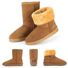 Women s Mid Calf Boots Faux Fur Lined Winter Snow Boots Boots Shoes Size 5-10