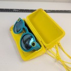 Snapchat Spectacles 1st Gen Teal Camera Glasses Case Cable Powers On Untested