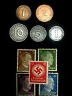Ww2 Authentic Rare German Coins And Unused Stamps World War 2 Artifacts