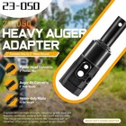 Heavy Duty Skid Steer Auger Adapter 2  Female Hex To 2  Male Round For 23-050