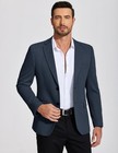 Coofandy Mens Sport Coat Blazer Casual Slim Fit Lightweight Stylish Jacket Navy