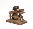 Original 1877 Us Patent Model For Chester Pond Fire Alarm Telegraph Signal Box