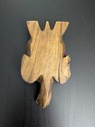 Wooden Sea Turtle Hand Carved Sculpture 5    Decor Figurine Statue Vintage