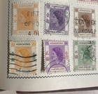 Hong Kong 1954 Gb Qeii Definitive Set Used 9 stamps Out Of Pristine Album     look