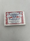 Vintage Budweiser Beer Playing Cards Deck Us Playing Cards Co  - New Sealed
