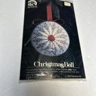 Vintage Rainbow Hill Smocking 3  Christmas Ball Ornament Craft Kit