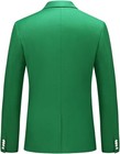 Mens Slim Fit Suit Jacket 1 Button Notched Lapel Blazer Casual Dress Sport Coat