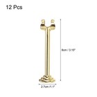 12pcs Table Number Holder 3 15 Inch Place Card Holder Gold