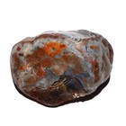 Lake Superior Agate    3 1 Oz High Contrast Red  White   Blue Colors   Opalization