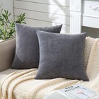 Decorative Throw Pillow Covers 2pcs  Soft Chenille Farmhouse Pillowcase For Sofa