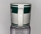 New York Jets  Coffee Tea Mug Cup Football Ceramic Green And White