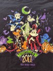 Disneyland Disney World 2017 Halloween T Shirt Adult Small S Black