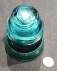 Antique Vintage Hemingray No 42 Glass Insulator Light Lamp