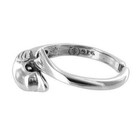 925 Sterling Silver 6mm Cute Dolphin Beach Adjustable Toe Ring For Women