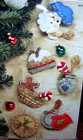 Bucilla Santa Chef Baking Felt Christmas Ornaments Kit  6  Oop Factory Direct 