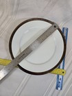 Used Worn Ralph Lauren China Academy Platinum Dinner Plate